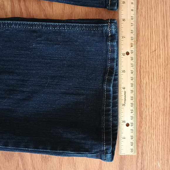 Lee Riders Women’s Sz 10P Midrise Bootcut Dark Wash  Denim - Picture 7 of 8